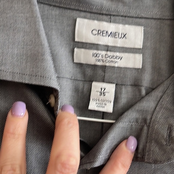 MENS Daniel Cremieux 100s Dobby button down shirt - Picture 2 of 3